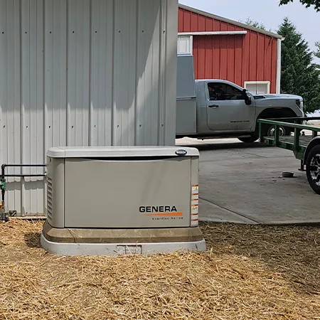 Relocates Generac Generator for Ohio Customer